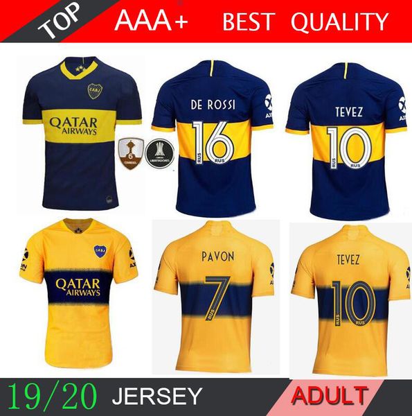 2019 boca juniors de rossi home blue away yellow mens tevez carlitos benedetto pavon 19 20 camisa de futebol football shirts soccer jerseys, Black;yellow
2019 boca juniors de rossi home blue away yellow mens tevez carlitos benedetto pavon 19 20 camisa de futebol football shirts soccer jerseys, Black;yellow