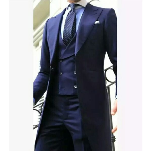 jacket+pants+vest)men suit for wedding man tuxedos prom evening dinner formal business wear suit 3 piece long jacket, White;black
jacket+pants+vest)men suit for wedding man tuxedos prom evening dinner formal business wear suit 3 piece long jacket, White;black
