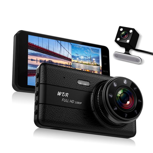 2пар автомобиль dvr авто регистратор камеры вождения цифровой рекордер 4 дюйма экран полный hd 1080p 170 ° широкий угол обзора ночного виден
2пар автомобиль dvr авто регистратор камеры вождения цифровой рекордер 4 дюйма экран полный hd 1080p 170 ° широкий угол обзора ночного виден