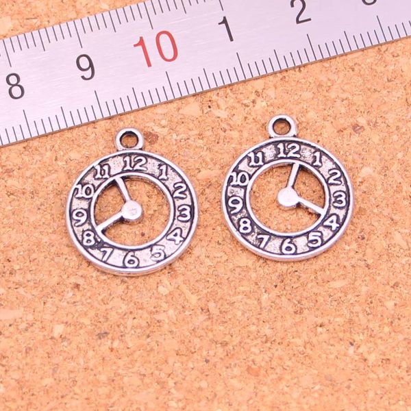 78pcs charms death clock antique silver plated pendants making diy handmade tibetan silver jewelry 17mm, Bronze;silver
78pcs charms death clock antique silver plated pendants making diy handmade tibetan silver jewelry 17mm, Bronze;silver