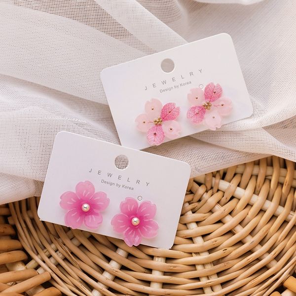 fashion summer pink flower earrings boho jewelry for women brincos korean retro earrings lovely girl bijoux, Golden;silver
fashion summer pink flower earrings boho jewelry for women brincos korean retro earrings lovely girl bijoux, Golden;silver