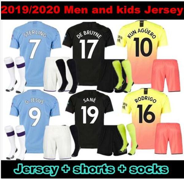 10 dhl19 20 man mahrez soccer jerseys home 2019 2020 kids kit city kun aguero de bruyne silva sane maillot child football jersys, Black
10 dhl19 20 man mahrez soccer jerseys home 2019 2020 kids kit city kun aguero de bruyne silva sane maillot child football jersys, Black