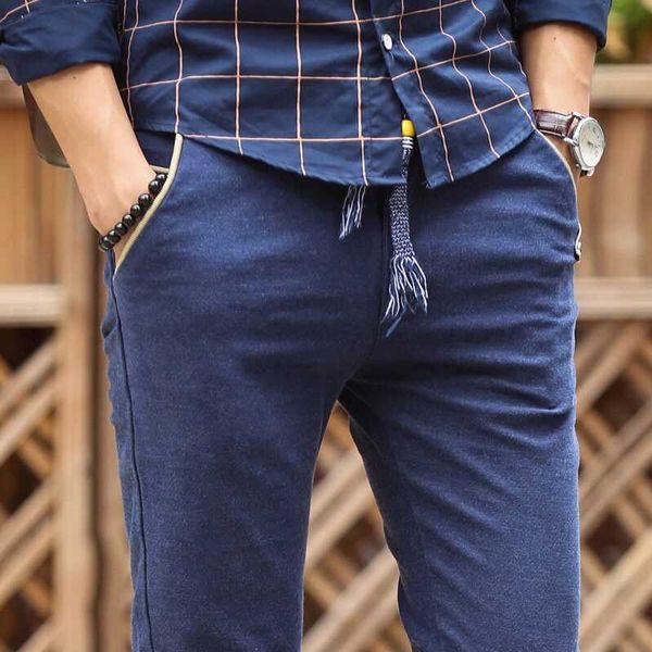 men's pants spring and autumn style korean version of the trend slacks men stretch waist straight tube ela, Black
men's pants spring and autumn style korean version of the trend slacks men stretch waist straight tube ela, Black