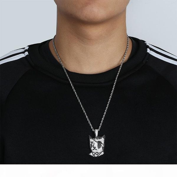 hip hop sliver pirate cat pendant necklace micro pave zircon iced out animal jewelry man women gift, Silver
hip hop sliver pirate cat pendant necklace micro pave zircon iced out animal jewelry man women gift, Silver