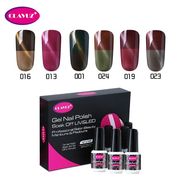 clavuz 8ml 6pcs set 3d thermo color change cat eye gel polish varnsih manicure temperature nail gel polish box gift kit, Red;pink
clavuz 8ml 6pcs set 3d thermo color change cat eye gel polish varnsih manicure temperature nail gel polish box gift kit, Red;pink