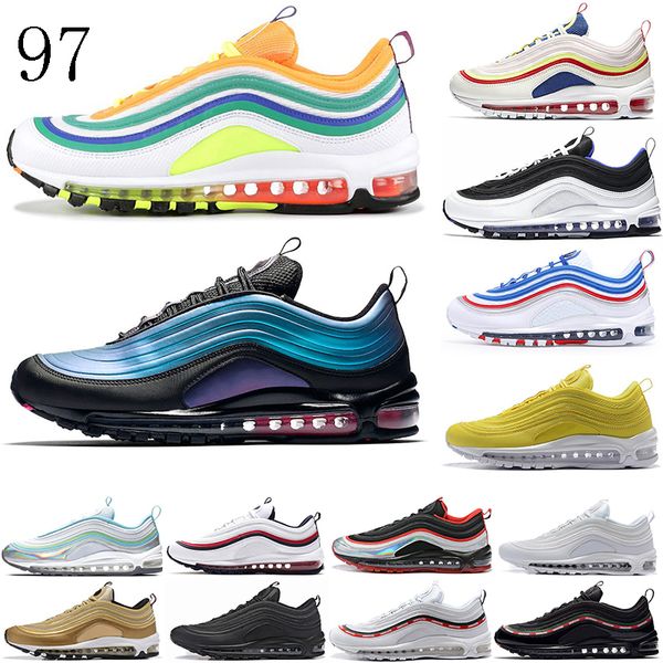 Hot Sale Mens running Shoes for women sport Cushion 97 KPU Plastic THROWBACK FUTURE Fashion trainers Wholesale Cheap Sneakers US 5.5-12
Hot Sale Mens running Shoes for women sport Cushion 97 KPU Plastic THROWBACK FUTURE Fashion trainers Wholesale Cheap Sneakers US 5.5-12