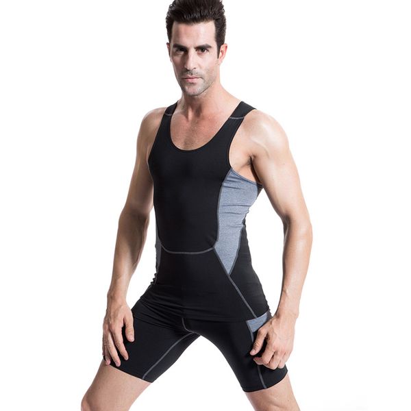 mens compression fitness tight running set quick dry fit sport suit sleeveless tshirt vest shorts tracksuit gym men's sportswear, Black;blue
mens compression fitness tight running set quick dry fit sport suit sleeveless tshirt vest shorts tracksuit gym men's sportswear, Black;blue