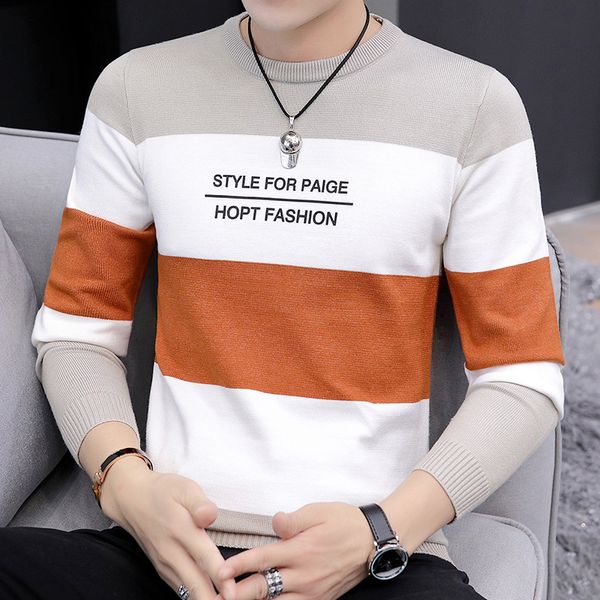 2019 new autumn winter cashmere slim fit sweater men long sleeve casual patchwork pullover men handsome keep warm pull homme, White;black
2019 new autumn winter cashmere slim fit sweater men long sleeve casual patchwork pullover men handsome keep warm pull homme, White;black