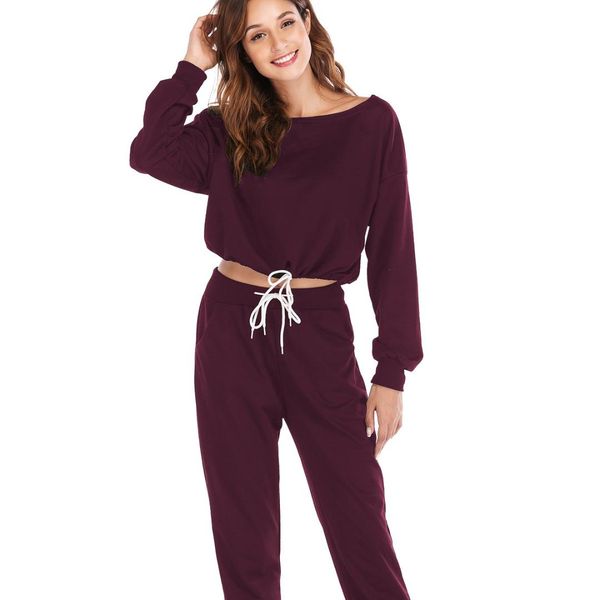 spring women sweatsuit solid color drawstring two-piece set tracksuit girls 2 piece sets ladies outfits female homewear sale, White
spring women sweatsuit solid color drawstring two-piece set tracksuit girls 2 piece sets ladies outfits female homewear sale, White