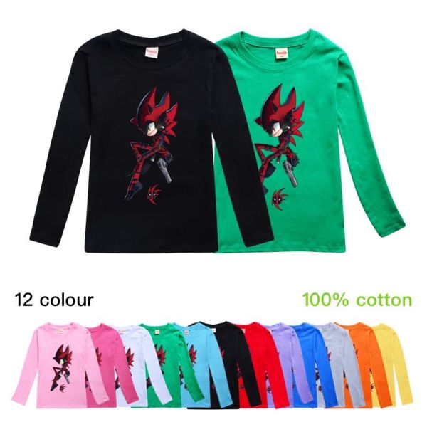cool kids clothes summer long sleeve cartoon printed sonic the hedgehog t shirt for boys streetwear teenager boys children, Blue
cool kids clothes summer long sleeve cartoon printed sonic the hedgehog t shirt for boys streetwear teenager boys children, Blue