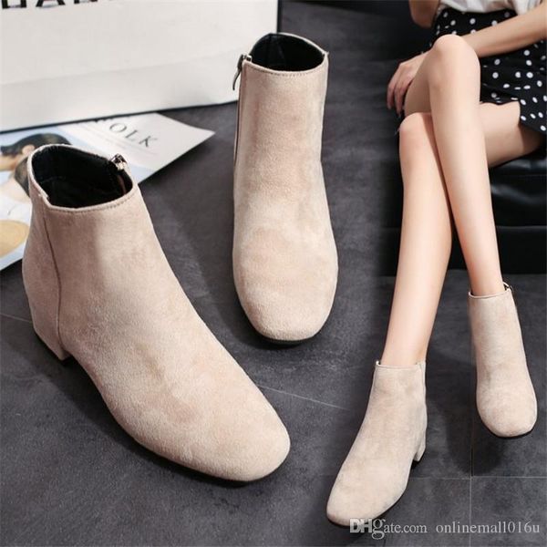 winter women ankle casual boots female suede mid-heeled boots platform ladies martin boots footwear warm sneakers, Black
winter women ankle casual boots female suede mid-heeled boots platform ladies martin boots footwear warm sneakers, Black