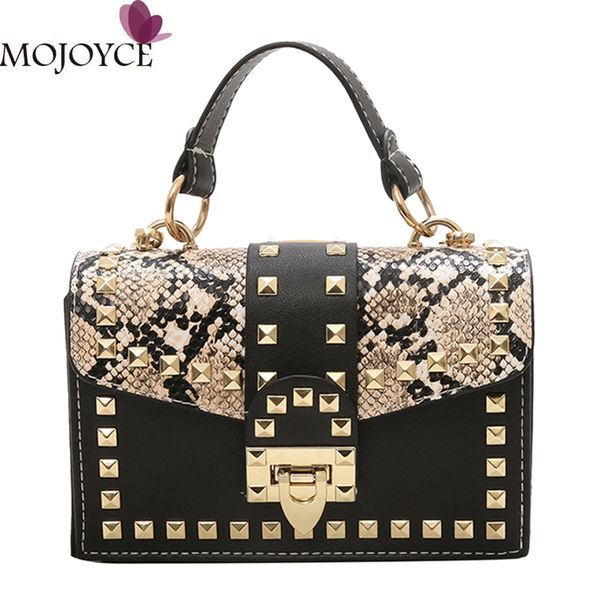 lady snake print rivet handle bags women fashion pu leather purse chain flap shoulder messenger handbag
lady snake print rivet handle bags women fashion pu leather purse chain flap shoulder messenger handbag