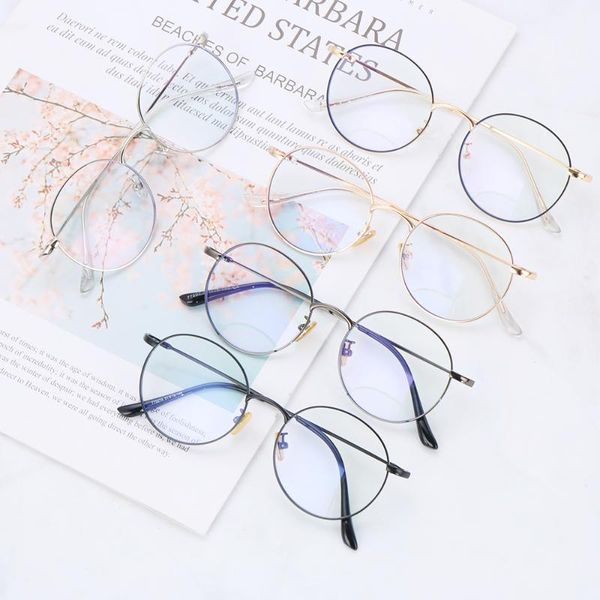 1pcs anti blue light computer glasses classic vintage round metal glasses frame gaming eyeglasses can be equipped other, White;black
1pcs anti blue light computer glasses classic vintage round metal glasses frame gaming eyeglasses can be equipped other, White;black