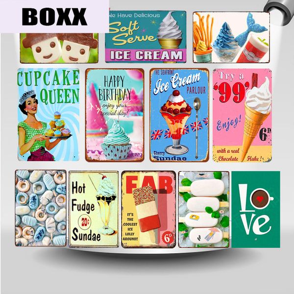 colourful delicious ice cream vintage metal tin sign kitchen bar cake shop plaque retro iron painting poster wall art decor wy67
colourful delicious ice cream vintage metal tin sign kitchen bar cake shop plaque retro iron painting poster wall art decor wy67