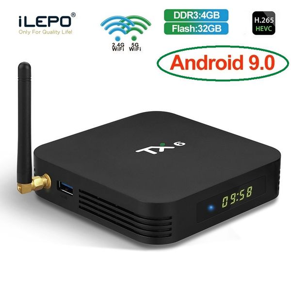 New TX6 Android 9.0 TV Box Allwinner H6 Quad Core 4GB Ram 32G Rom WiFi 2.4G+5G Bluetooth 5.0 Smart TV BOX
New TX6 Android 9.0 TV Box Allwinner H6 Quad Core 4GB Ram 32G Rom WiFi 2.4G+5G Bluetooth 5.0 Smart TV BOX