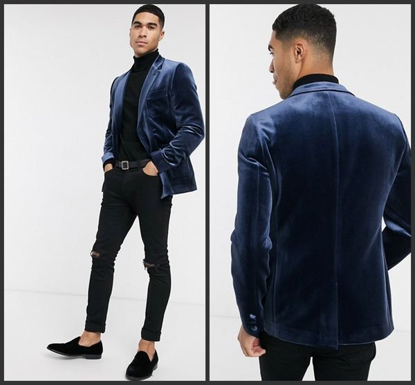 fashion velvet men's wedding bridegroom suits one button peaked lapel formal groom wear tuxedos only one jacket, Black;gray
fashion velvet men's wedding bridegroom suits one button peaked lapel formal groom wear tuxedos only one jacket, Black;gray