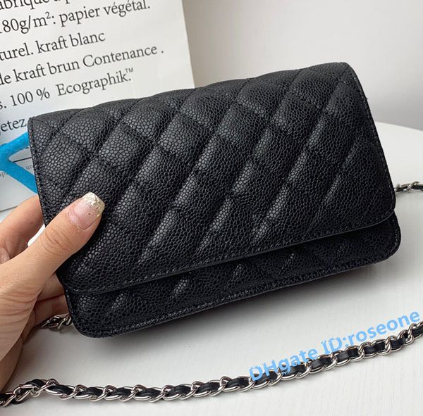 3a quality genuine leather 33814 lambskin v classic wallet on chain,gold/silver-tone metal hardware,come with dust bag ing, Red;black 
3a quality genuine leather 33814 lambskin v classic wallet on chain,gold/silver-tone metal hardware,come with dust bag ing, Red;black