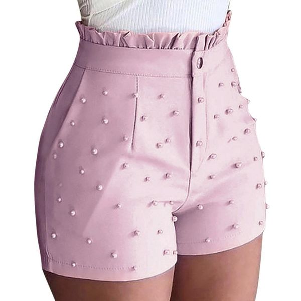 2019 new woman beaded shorts slim fit shorts fashion summer woman short pants #0715, White;black
2019 new woman beaded shorts slim fit shorts fashion summer woman short pants #0715, White;black