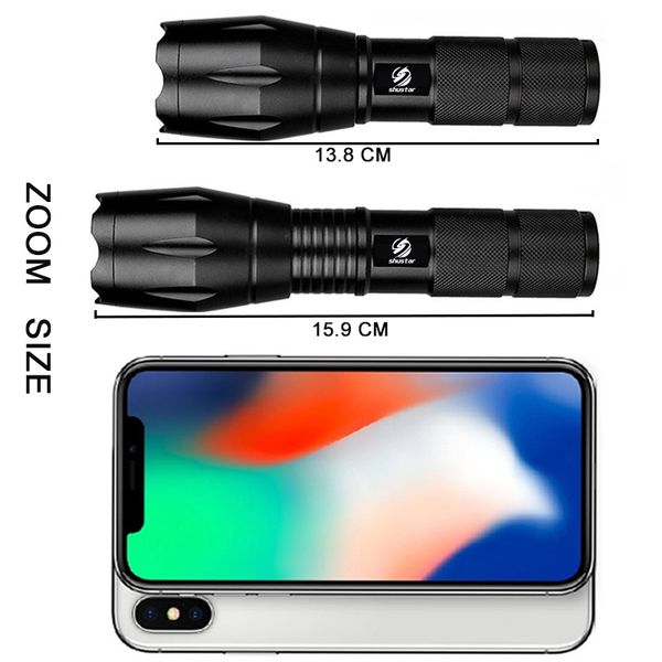 big promotion ultra bright xm-l t6 led flashlight 5 modes 4000 lumens zoomable led torch 18650 battery + charger + gift
big promotion ultra bright xm-l t6 led flashlight 5 modes 4000 lumens zoomable led torch 18650 battery + charger + gift