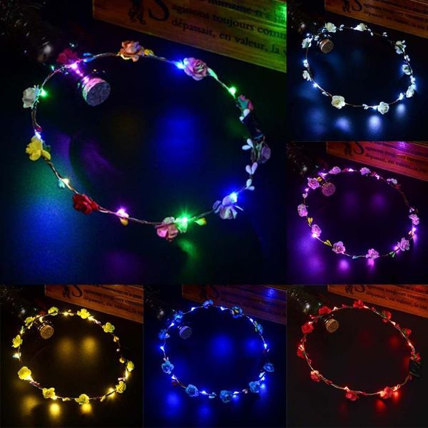 flashing led strings glow flower crown headbands light party rave floral hair garland luminous wreath wedding flower ing
flashing led strings glow flower crown headbands light party rave floral hair garland luminous wreath wedding flower ing