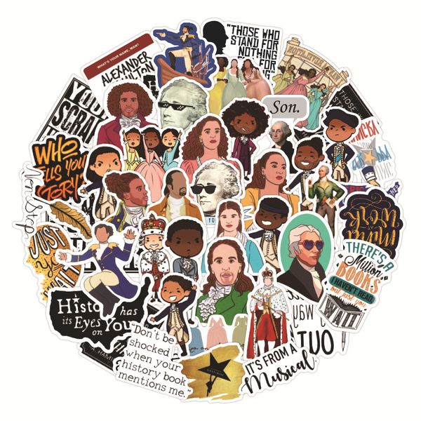 50pcs hamilton musical graffiti stickers new product waterproof lapsuitcase skateboard water cup stickers
50pcs hamilton musical graffiti stickers new product waterproof lapsuitcase skateboard water cup stickers