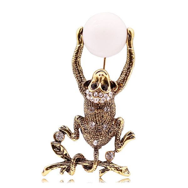 originality monkey fishing month brooch alloy diamond animal brooch woman accessories product pin, Gray
originality monkey fishing month brooch alloy diamond animal brooch woman accessories product pin, Gray