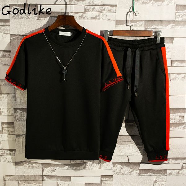 godlike 2018 summer new patchwork shorts short sleeve t-shirt men's fashion 2 sets/men's business casual suit, Gray
godlike 2018 summer new patchwork shorts short sleeve t-shirt men's fashion 2 sets/men's business casual suit, Gray
