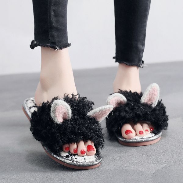 flat shoes female slippers casual flock slides med luxury rubber short plush appliques floral basic tpr with flat shoes female, Black
flat shoes female slippers casual flock slides med luxury rubber short plush appliques floral basic tpr with flat shoes female, Black