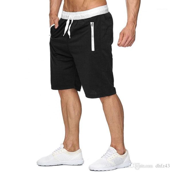 shorts knee length cotton elastic waist jogger pantalones mens clothing casual sports half, White;black
shorts knee length cotton elastic waist jogger pantalones mens clothing casual sports half, White;black