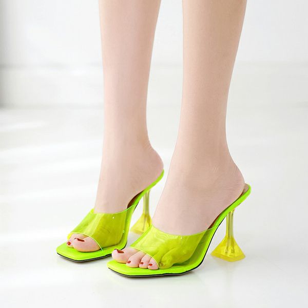 rimocy transparent pvc super high heels slippers women 2020 summer fashion open toe beach shoes woman hoof heels sliver slides, Black
rimocy transparent pvc super high heels slippers women 2020 summer fashion open toe beach shoes woman hoof heels sliver slides, Black