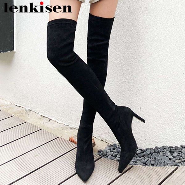 rome slip on slender stretch thigh high boots oxford pointed toe super high heels fashion streetwar nightclub model boots l8f2, Black
rome slip on slender stretch thigh high boots oxford pointed toe super high heels fashion streetwar nightclub model boots l8f2, Black