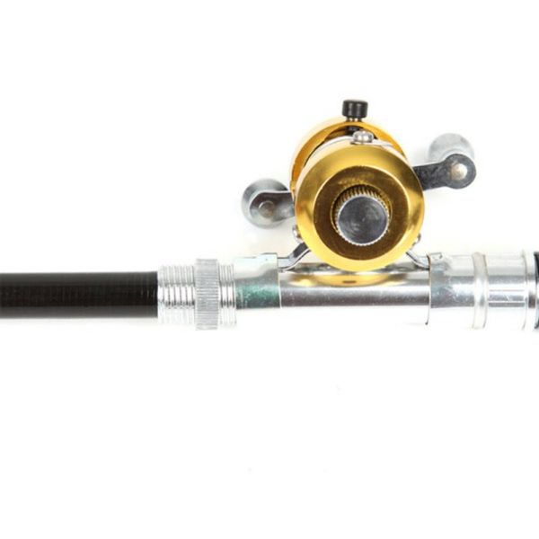 new portable pocket telescopic mini fishing combo pole pen shape folded reel wheel combination set with rod of fishing
new portable pocket telescopic mini fishing combo pole pen shape folded reel wheel combination set with rod of fishing