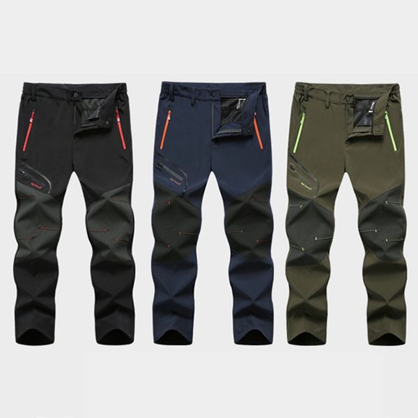 men's pants winter outdoor soft shell trousers men warm thick windproof waterproof fleece thermal cargo, Black
men's pants winter outdoor soft shell trousers men warm thick windproof waterproof fleece thermal cargo, Black