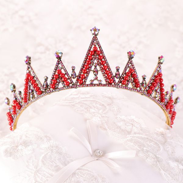 vintage red rhinestone beads bride noiva diadem pageant tiaras and crowns headpiece bridal hair jewelry wedding accessories sl, Golden;white
vintage red rhinestone beads bride noiva diadem pageant tiaras and crowns headpiece bridal hair jewelry wedding accessories sl, Golden;white