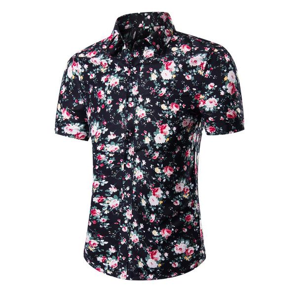 floral print shirts men casual streetwear formal shirts men dress short sleeve button down loose fit lapel, White;black
floral print shirts men casual streetwear formal shirts men dress short sleeve button down loose fit lapel, White;black