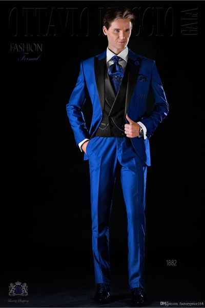 fashionable one button groomsmen peak lapel groom tuxedos men suits wedding/prom/dinner man blazer(jacket+pants+tie+vest) 567, Black;gray
fashionable one button groomsmen peak lapel groom tuxedos men suits wedding/prom/dinner man blazer(jacket+pants+tie+vest) 567, Black;gray