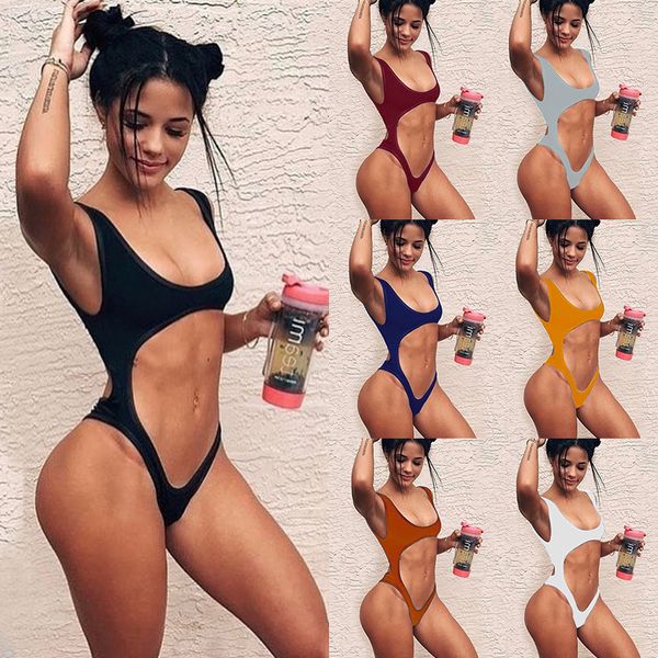 summer new women solid color large size siamese pure color bikini cutout multicolors european and american wind sli fit swimsuits, White;black
summer new women solid color large size siamese pure color bikini cutout multicolors european and american wind sli fit swimsuits, White;black