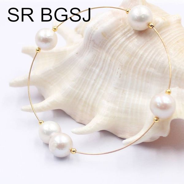 10-12mm women round white edsion natural cultured pearl beads memory wire bracelet 6cm, Black
10-12mm women round white edsion natural cultured pearl beads memory wire bracelet 6cm, Black