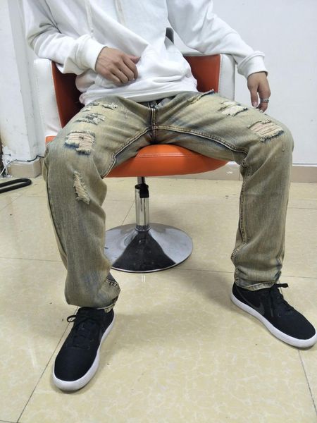 straight fashion brand men casual denim ripped jeans straight blue pop slim vintag male quality comfortable hold denim trousers regular
straight fashion brand men casual denim ripped jeans straight blue pop slim vintag male quality comfortable hold denim trousers regular