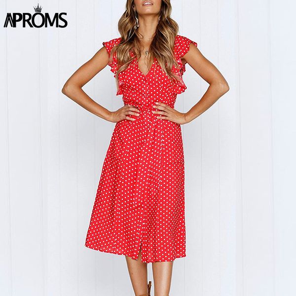 aproms boho polka dot print dress women casual sleeveless v neck red sundress midi dress female beach a-line dress vestidos 2019, Black;gray
aproms boho polka dot print dress women casual sleeveless v neck red sundress midi dress female beach a-line dress vestidos 2019, Black;gray