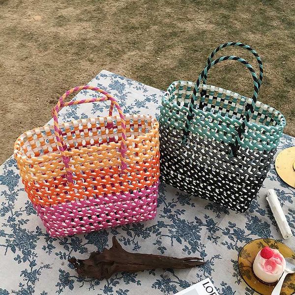 summer casual hollow out baskets bag designer pvc women handbags large capacity totes ladies summer beach purses travel 2020
summer casual hollow out baskets bag designer pvc women handbags large capacity totes ladies summer beach purses travel 2020