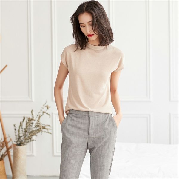 super fire cect short-sleeved female ins fashionable summer 2019 fashionable clothes round shirt neck knitted base shirt loose top, White
super fire cect short-sleeved female ins fashionable summer 2019 fashionable clothes round shirt neck knitted base shirt loose top, White