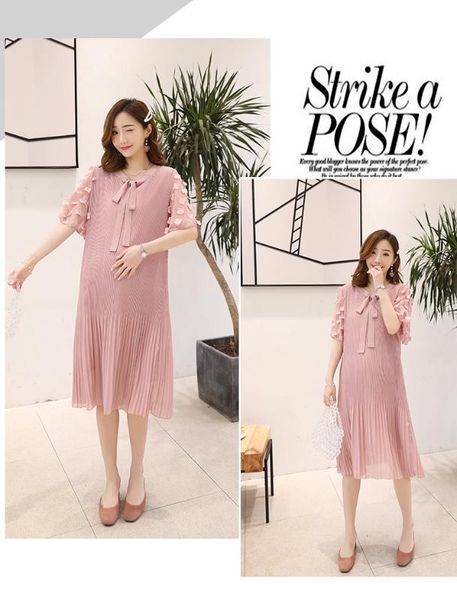 new little daughter-in-law summer dress maternity dress short-sleeved maternity summer pleated chiffon skirt, White
new little daughter-in-law summer dress maternity dress short-sleeved maternity summer pleated chiffon skirt, White