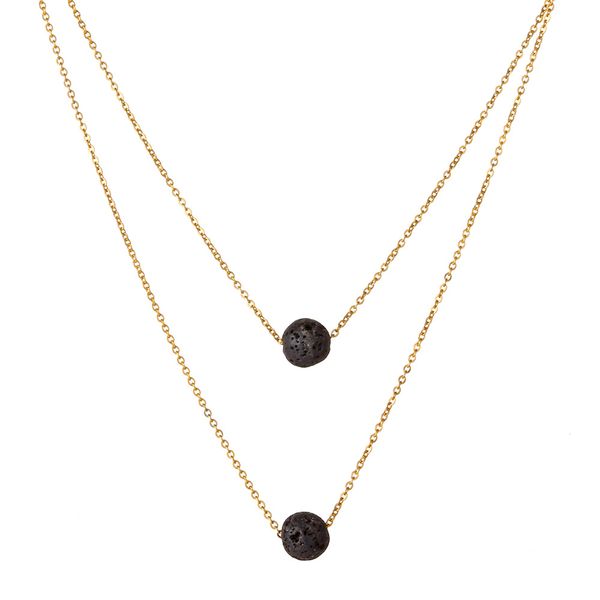 fashion black lava stone necklaces vintage multilayer chain essential oil diffuser rock beads pendant necklace women jewelry dhl free, Silver
fashion black lava stone necklaces vintage multilayer chain essential oil diffuser rock beads pendant necklace women jewelry dhl free, Silver