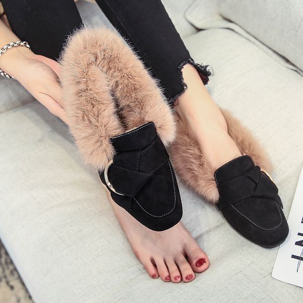 shoes woman flats women's moccasins slip-on loafers with fur all-match autumn modis square toe casual female sneakers dress, Black
shoes woman flats women's moccasins slip-on loafers with fur all-match autumn modis square toe casual female sneakers dress, Black