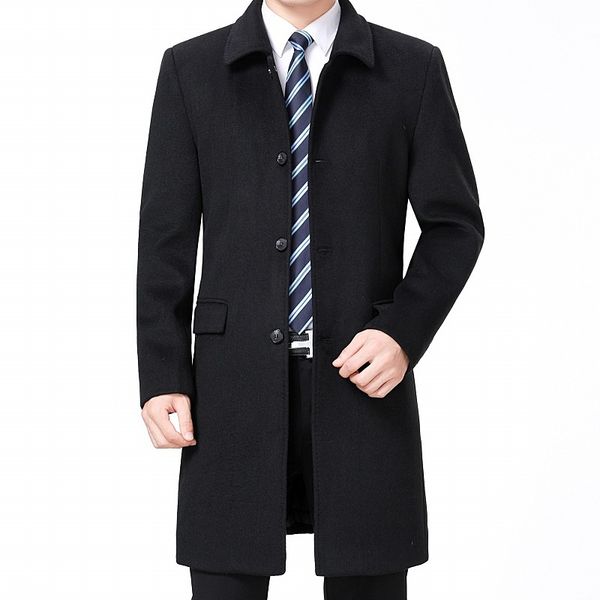 new arrival fashion winter men coat woolen long windbreaker casual single breasted thick mens plus size m-2xl3xl4xl, Black
new arrival fashion winter men coat woolen long windbreaker casual single breasted thick mens plus size m-2xl3xl4xl, Black