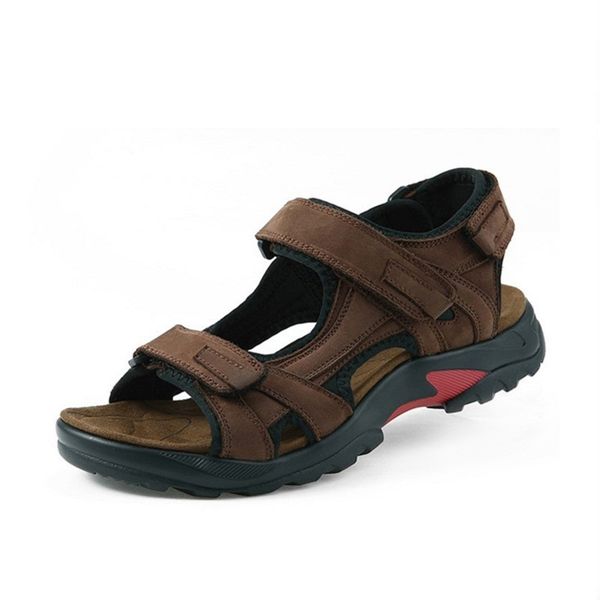 new 2020 brand men's sandals slippers genuine leather cowhide sandals outdoor summer casual men quality leather sandals for man y200702, Black
new 2020 brand men's sandals slippers genuine leather cowhide sandals outdoor summer casual men quality leather sandals for man y200702, Black