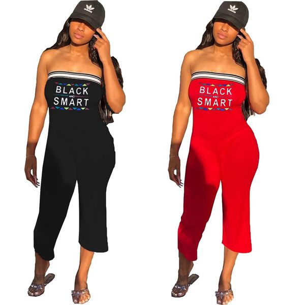 2019 women black smart letter print strapless wide leg mid-calf length jumpsuit fashion active wear romper playsuits overal, Black;white
2019 women black smart letter print strapless wide leg mid-calf length jumpsuit fashion active wear romper playsuits overal, Black;white