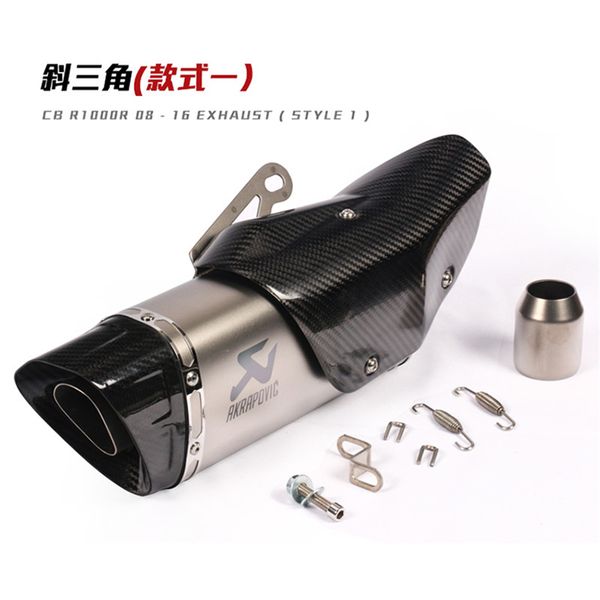 new modified exhaust pipe for inclined triangle motorcycle for ninja250 300400 r3r25 force155 modified scorpio exhaust pipe
new modified exhaust pipe for inclined triangle motorcycle for ninja250 300400 r3r25 force155 modified scorpio exhaust pipe