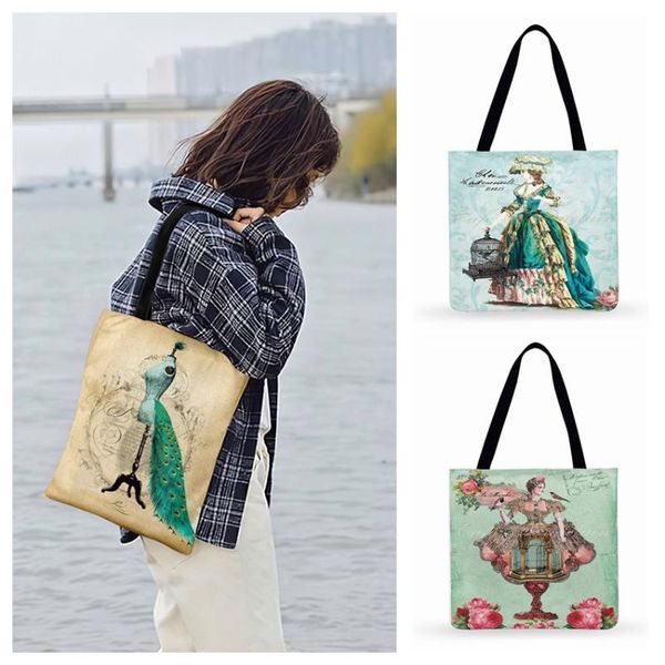 european classical baroque print tote bag victorian style women casual tote ladies shoulder bag outdoor beach shopping
european classical baroque print tote bag victorian style women casual tote ladies shoulder bag outdoor beach shopping